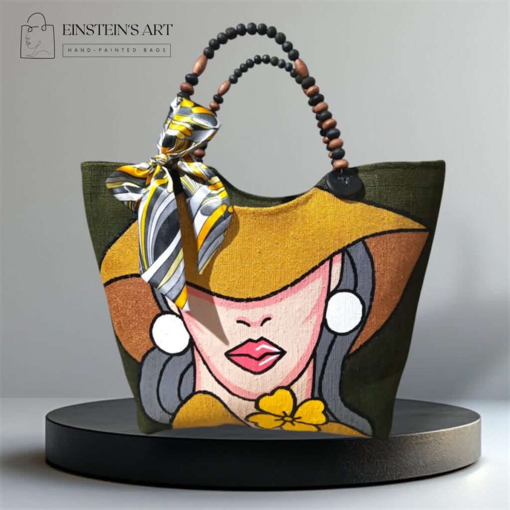 Luxury hand-painted designer bags collection by Einstein's Art