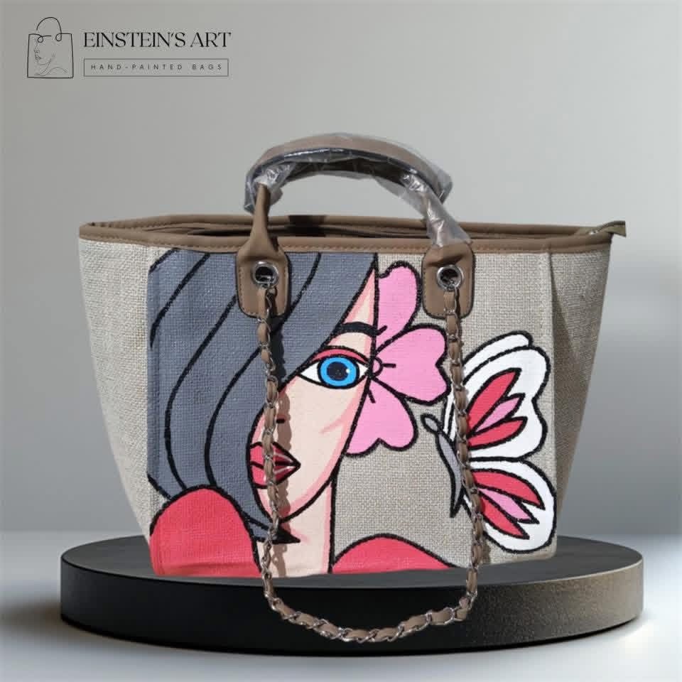 Luxury hand-painted designer bags collection by Einstein's Art
